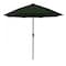 California Umbrella 9' Bronze Aluminum Market Patio Umbrella, Pacifica Hunter Green 194061337714 - alternate 1